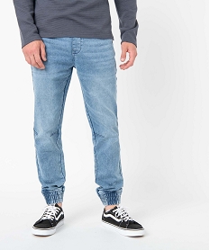 jogger denim homme aspect delave grisC829401_1