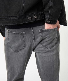 jean homme coupe tapered 5 poches gris jeansC829701_2