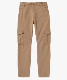 jean homme avec poches a rabat sur les cuisses beige pantalons de costumeC831701_4