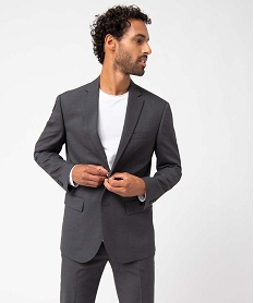 veste de costume homme fermeture 2 boutons gris manteaux et blousonsC833701_2