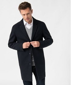 manteau homme court fermeture 3 boutons bleuC834101_1