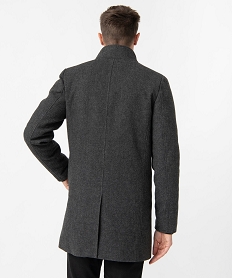 manteau homme court avec col interieur amovible noirC834301_3