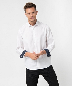 CHAUSSURE SPORT NOIR CHEMISE BLANC:40178510218-Coton////