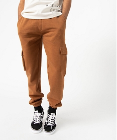 CHAUSSURE SPORT BLACK PANTALON MARRON:40179110116-Coton////