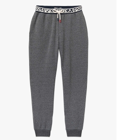 pantalon de jogging homme avec ceinture imprimee - camps united grisC837001_4