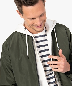 blouson homme rembourre avec finitions bord-cote vertC837401_2