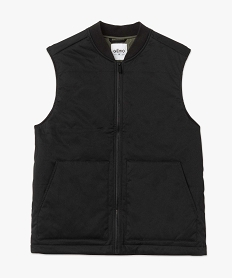 blouson matelassee sans manches noirC838001_4