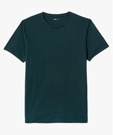 tee-shirt homme a manches courtes et col rond vert tee-shirtsC846101_4