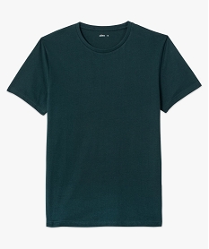 tee-shirt a manches courtes et col rond homme vert tee-shirtsC846101_4