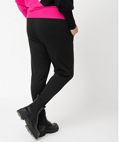 pantalon fuseau femme grande taille uni noir leggings et jeggingsC850201_3