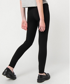 legging femme avec boutons fantaisie a la taille noirC850701_2