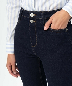 jean femme coupe bootcut taille haute bleu taille hauteC855001_2