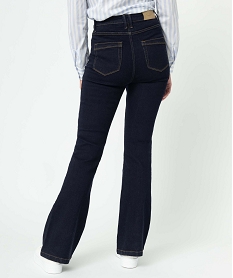 jean femme coupe bootcut taille haute bleu taille hauteC855001_3