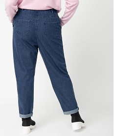 jean femme grande taille coupe large bleu pantalons et jeansC855301_3