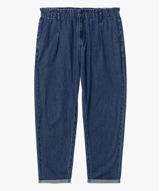 jean femme grande taille coupe large bleu pantalons et jeansC855301_4