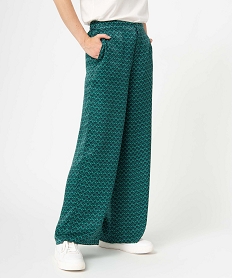 TOILE JAUNE PANTALON AOP VERT PAON:40288101221-Polyester////