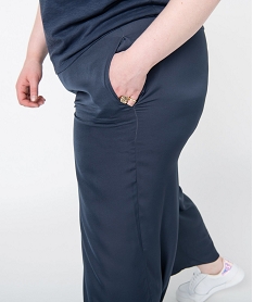 pantacourt femme grande taille coupe large bleu pantacourts et shortsC859901_2