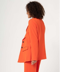 veste blazer femme fermeture 2 boutons orange vestesC861901_3