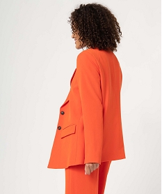 veste blazer femme fermeture 2 boutons orangeC861901_3