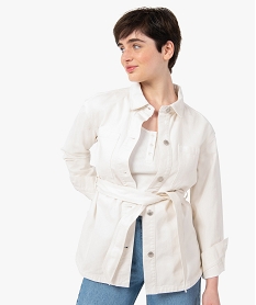  VESTE ECRU:40288400424-Coton////