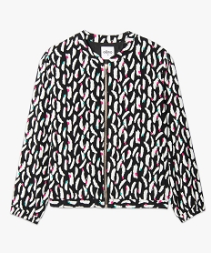 veste femme grande taille imprimee fermeture zippee imprimeC863601_4