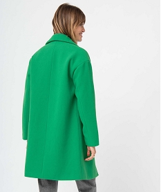 manteau femme fermeture croisee fermeture bouton vert manteauxC865301_3