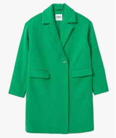 manteau femme fermeture croisee fermeture bouton vert manteauxC865301_4