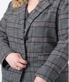 manteau femme grande taille avec grand col imprimeC866701_4