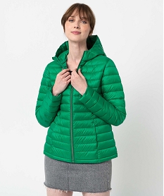 MOCASSIN NOIR BLOUSON VERT:40289240247-Polyester////