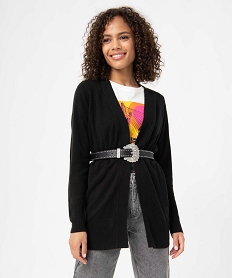 BOOTS NOIR VERNIS GILET NOIR:40289510188-Acrylique////