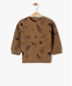 Gemo Vêtements Pulls & Gilets Pulls Sweatshirts Sweat bébé garçon à capuche avec coutures asymétriques 