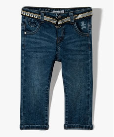 14WILLON kaki PANTALON DENIM:40306100062-Coton////