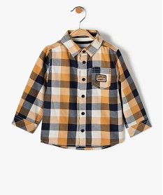 GEMO Ensemble bébé garçon 2 pièces : Tee-shirt + chemise - LuluCastagnette Jaune