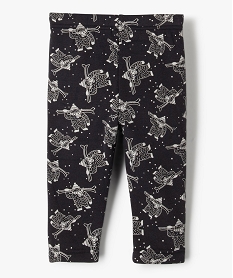 pantalon bebe garcon en maille avec interieur peluche noirC910801_3