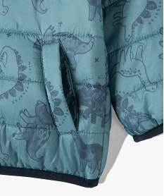 doudoune bebe garcon a capuche et details contrastants bleuC911201_2