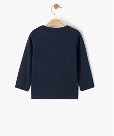 tee-shirt bebe a manches longues avec motifs de noel bleu tee-shirts manches longuesC915101_3