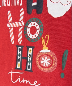 tee-shirt bebe a manches longues avec motifs de noel rouge tee-shirts manches longuesC915201_3