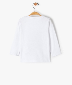 tee-shirt bebe a manches longues avec motifs de noel blanc tee-shirts manches longuesC915901_4