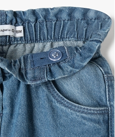 jean bebe fille ample avec taille elastiquee - lulucastagnette bleu jeansC917501_2