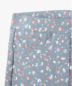 pantalon bebe fille confort a taille elastiquee (lot de 2) multicolore leggingsC920901_3