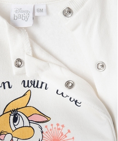 sweat bebe fille a epaules volantes imprime lapin - disney beigeC927101_2