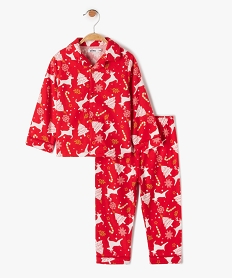 ensemble pyjama bebe special noel (3 pieces) rouge pyjamas noelC929401_2