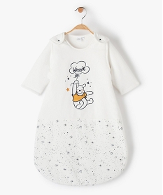 GEMO Gigoteuse bébé Winnie lourson avec manches amovibles - Disney Baby Blanc