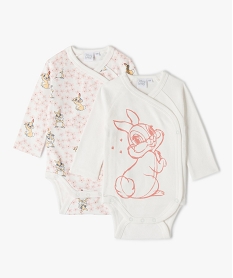 bodies bebe manches longues bambi (lot de 2) - disney beigeC935701_1