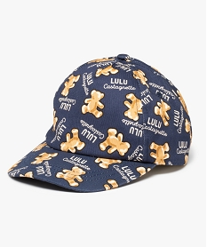 casquette bebe garcon motif oursons - lulucastagnette bleu accessoiresC940101_1