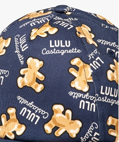 casquette bebe garcon motif oursons - lulucastagnette bleu accessoiresC940101_3