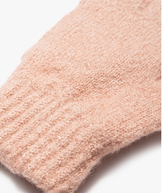 gants fille en maille extensible rose foulards echarpes et gantsC943001_2