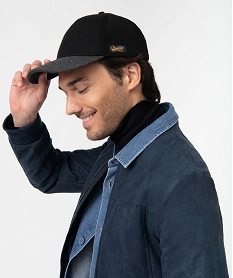casquette homme en laine noir chapeaux casquettes et bonnetsC948401_4