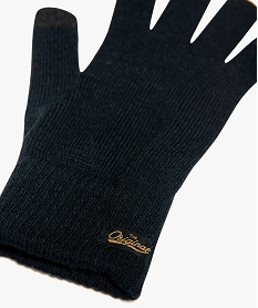 gants homme adaptes aux ecrans tactiles noir standardC949901_2