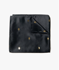 foulard femme - emballage cadeau - furoshiki motifs scintillants noirC955301_1